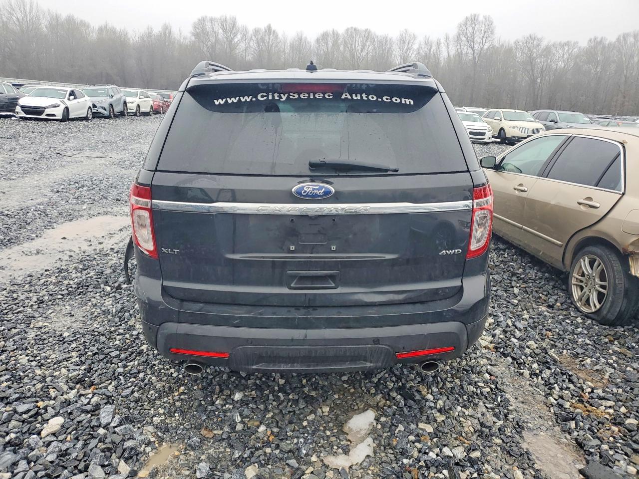2013 Ford Explorer Xlt Black vin: 1FM5K8D88DGB02816