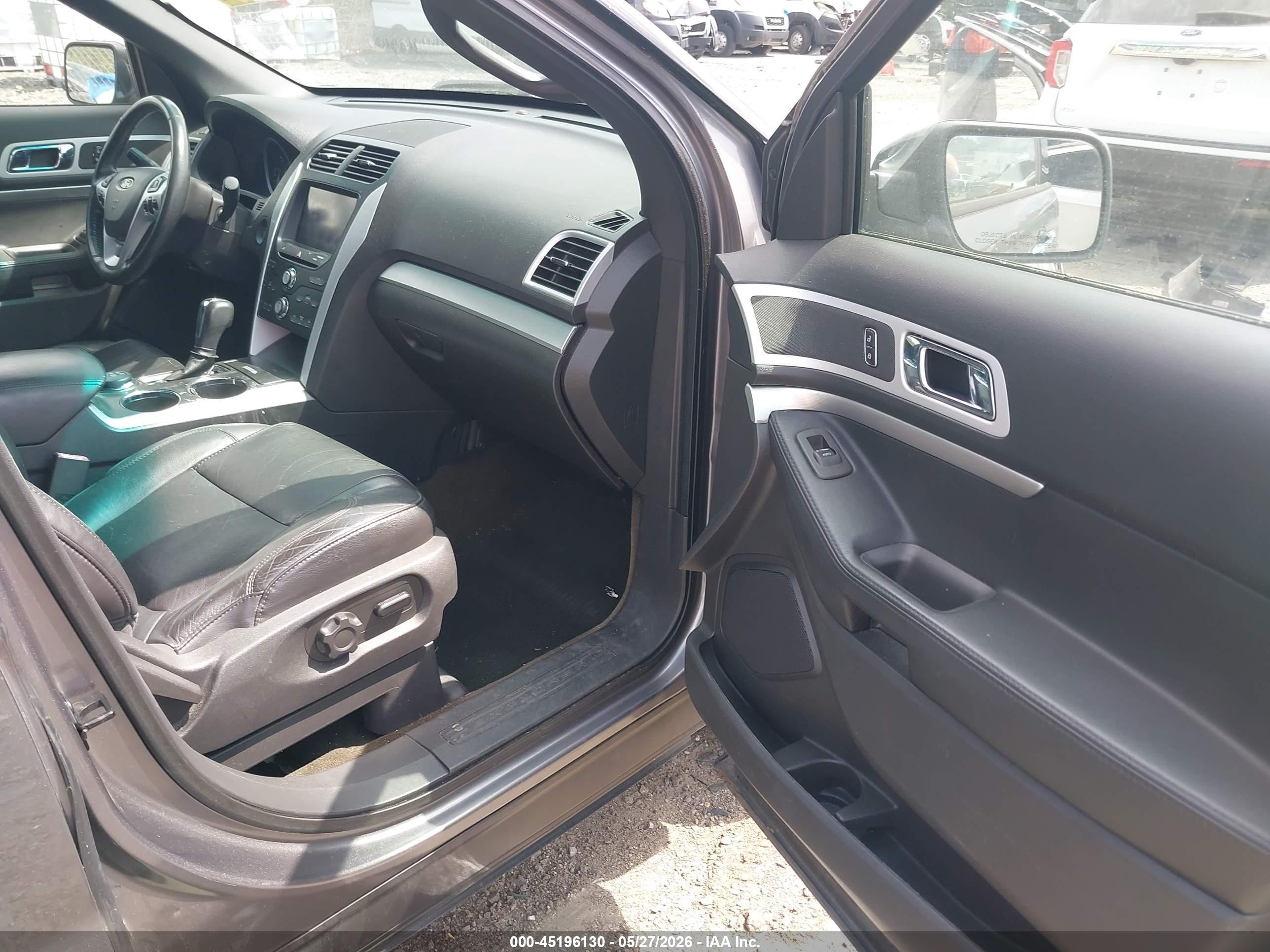 2013 Ford Explorer Xlt Gray vin: 1FM5K8D88DGB74938