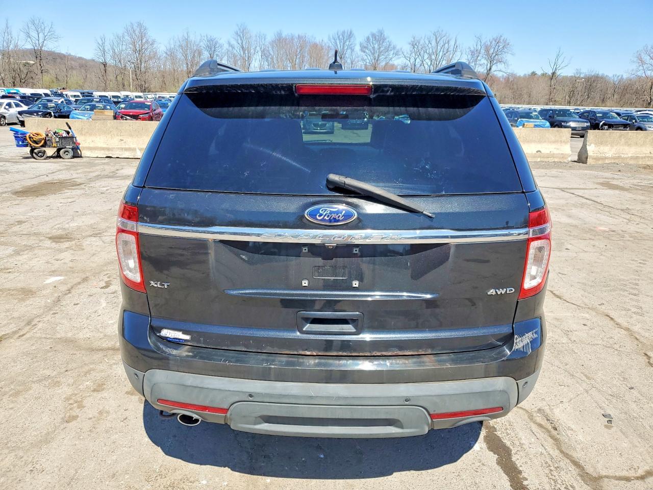 2013 Ford Explorer Xlt Black vin: 1FM5K8D88DGC08974