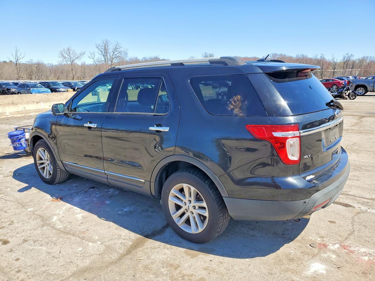 2013 Ford Explorer Xlt Black vin: 1FM5K8D88DGC08974