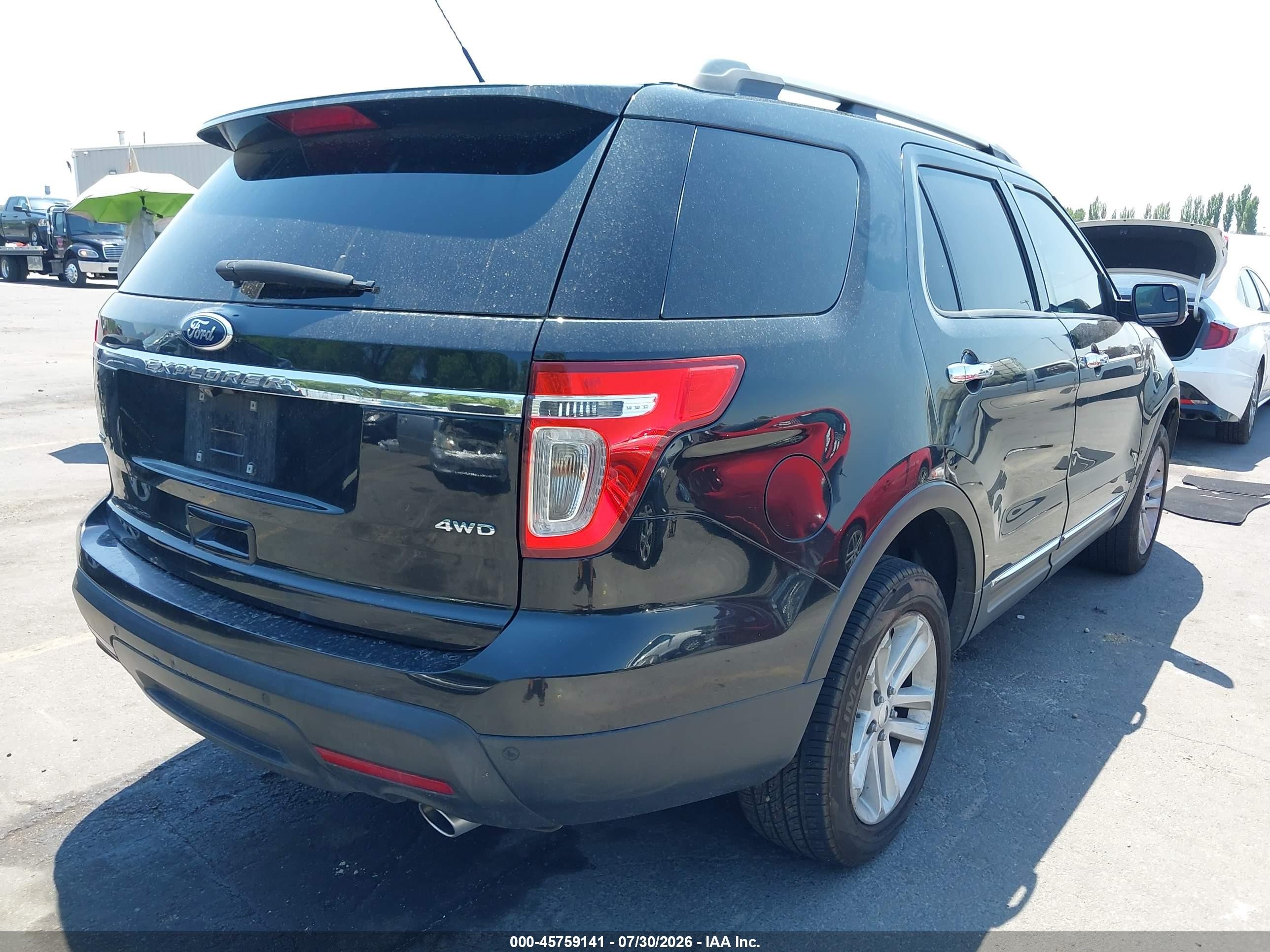 2013 Ford Explorer Xlt Черный vin: 1FM5K8D88DGC50416