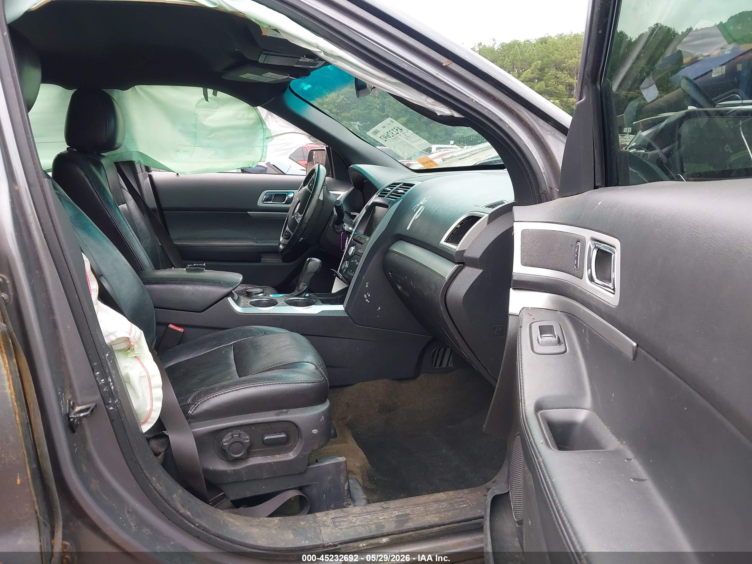 2013 Ford Explorer Xlt Gray vin: 1FM5K8D88DGC52960
