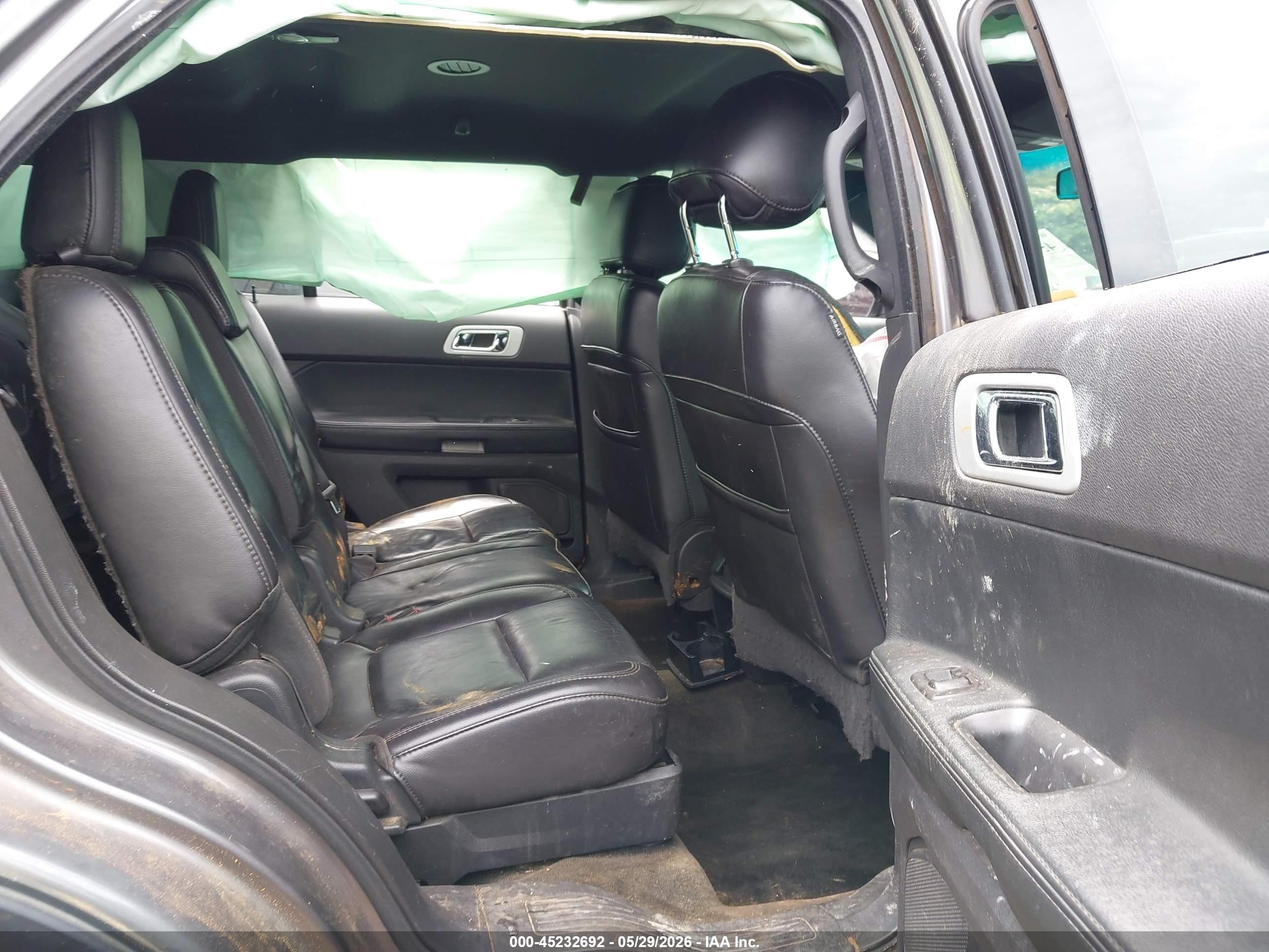 2013 Ford Explorer Xlt Gray vin: 1FM5K8D88DGC52960