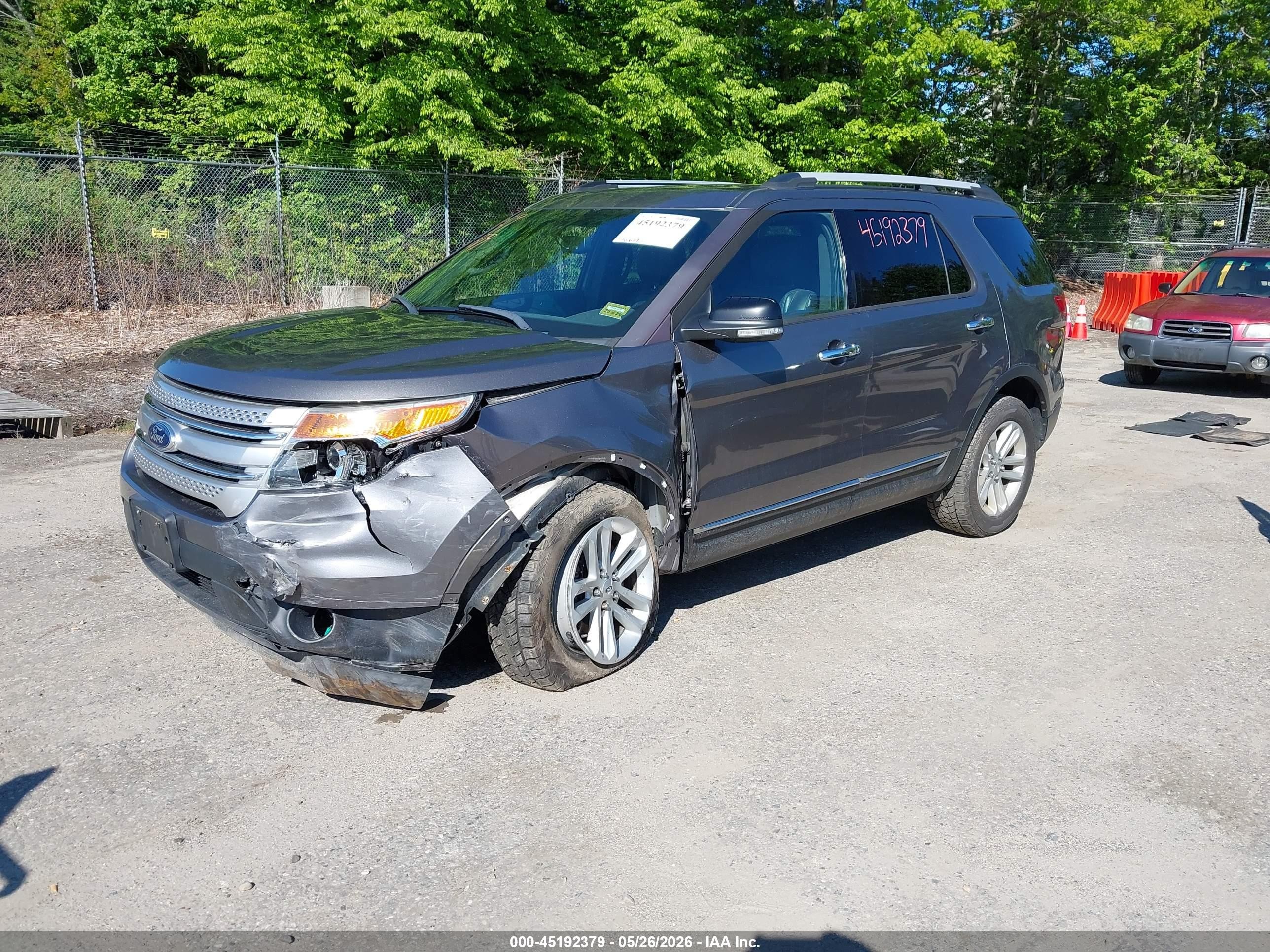2013 Ford Explorer Xlt Gray vin: 1FM5K8D88DGC56054