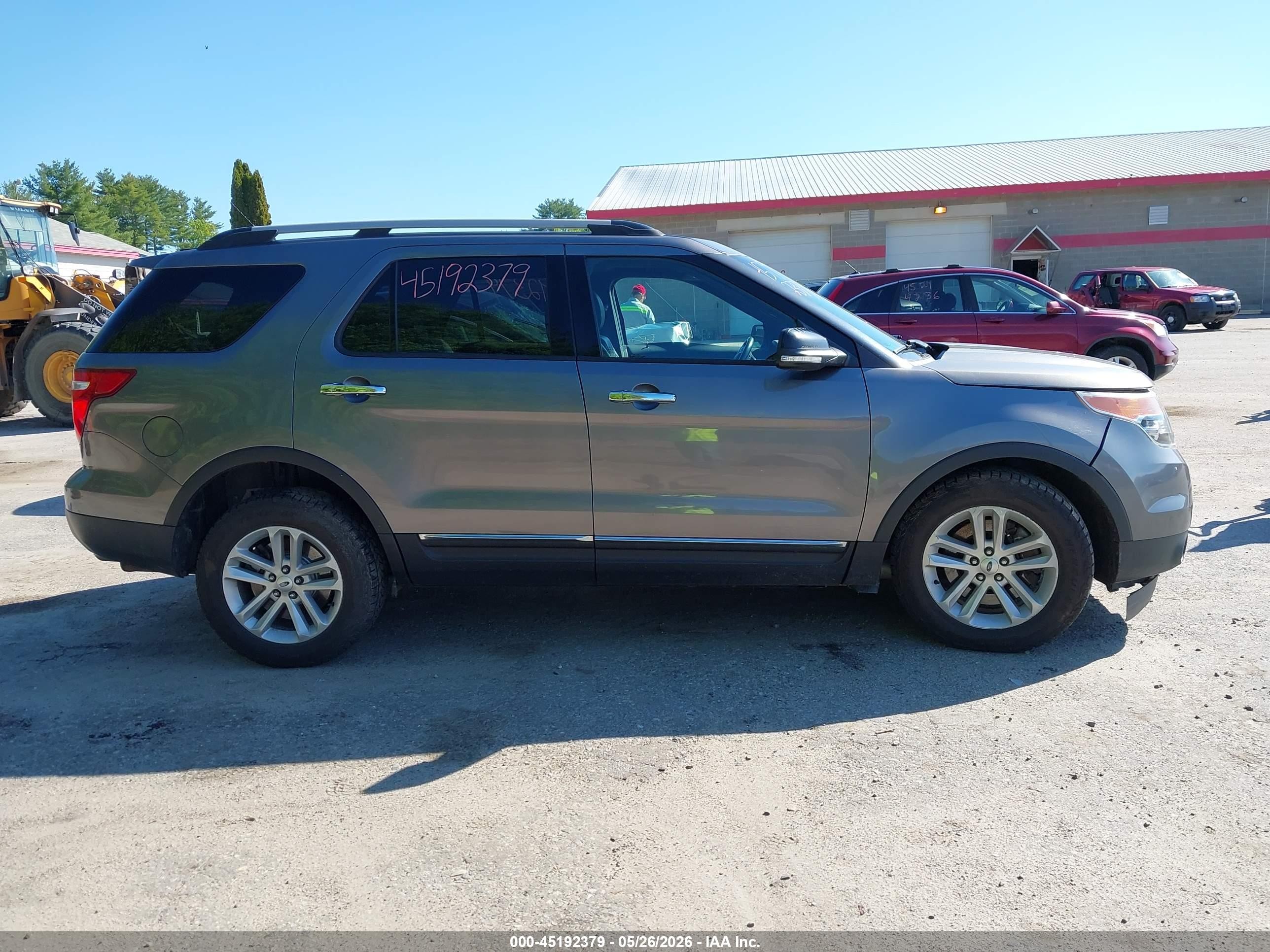 2013 Ford Explorer Xlt Gray vin: 1FM5K8D88DGC56054