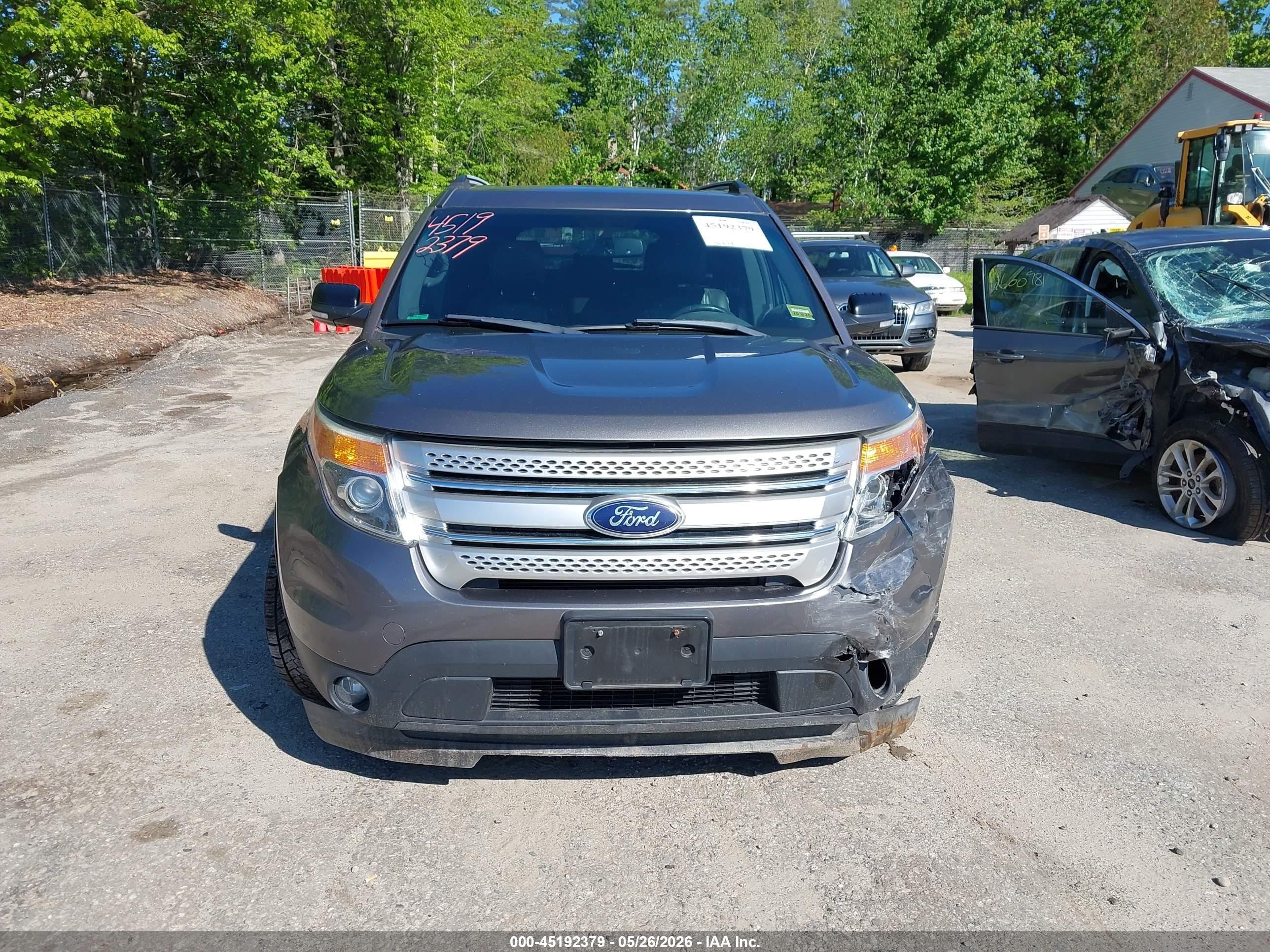 2013 Ford Explorer Xlt Gray vin: 1FM5K8D88DGC56054