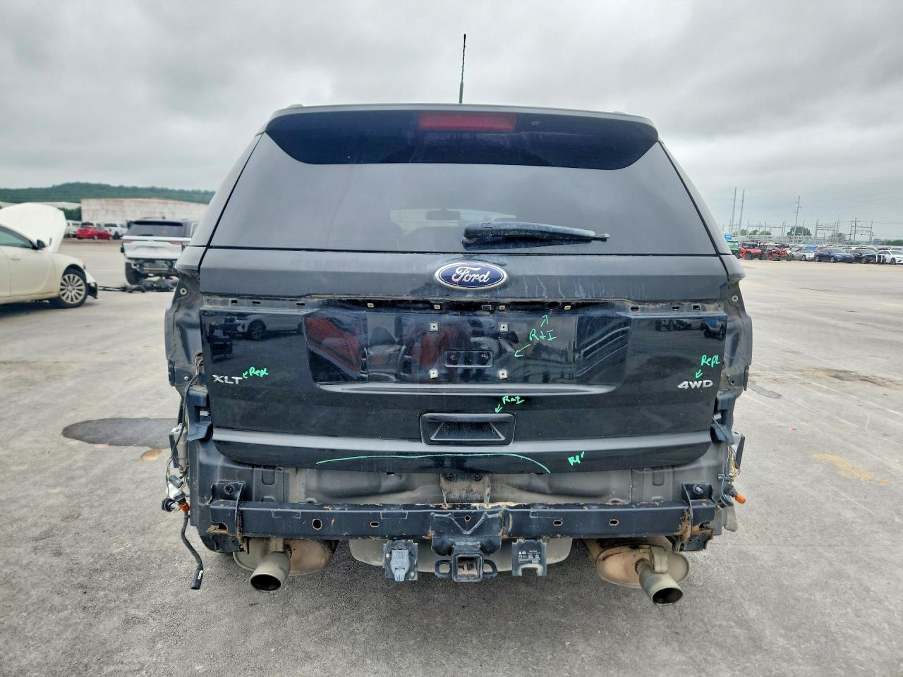 2013 Ford Explorer Xlt Черный vin: 1FM5K8D88DGC62145