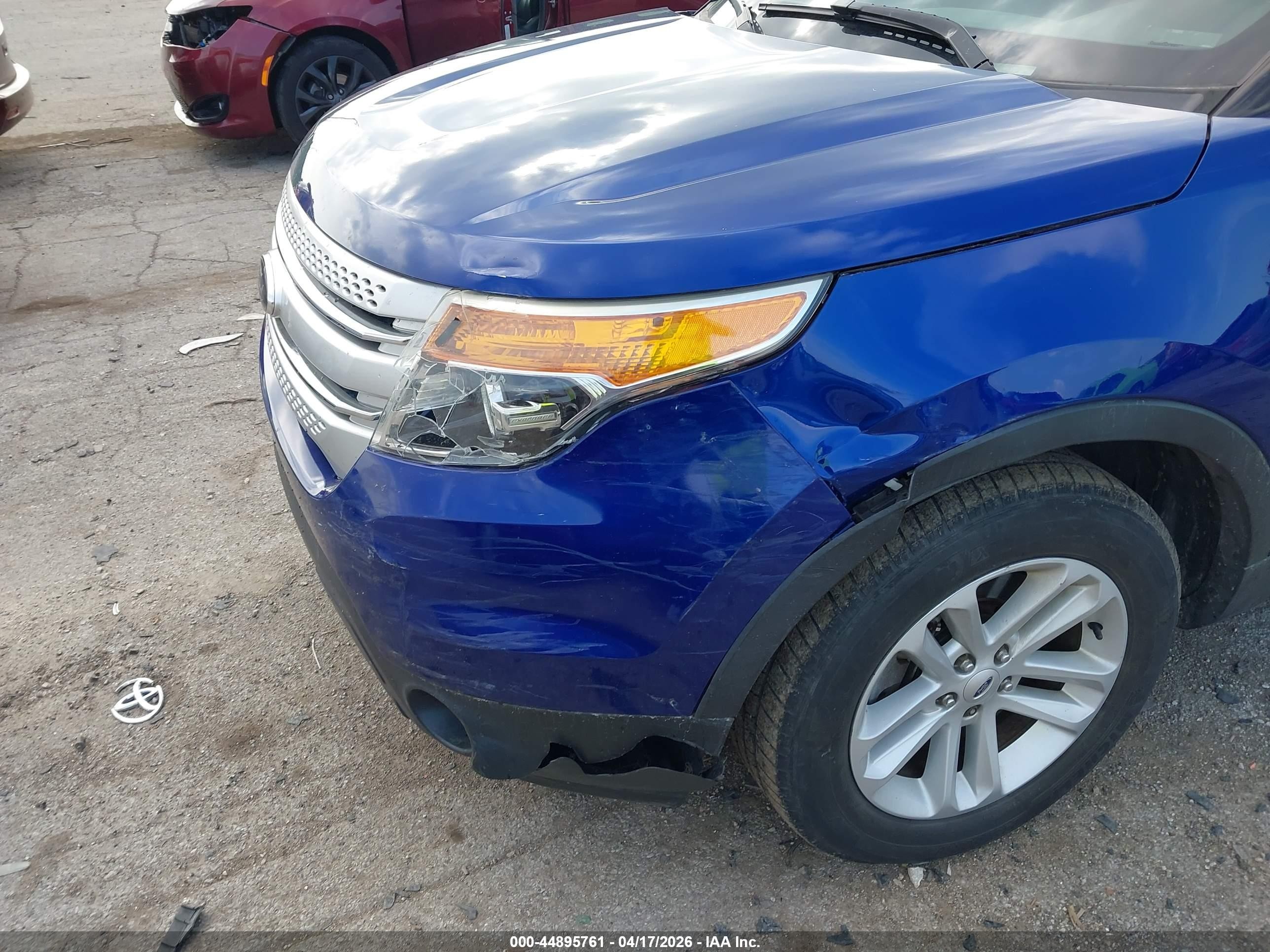 2013 Ford Explorer Xlt Blue vin: 1FM5K8D88DGC78426