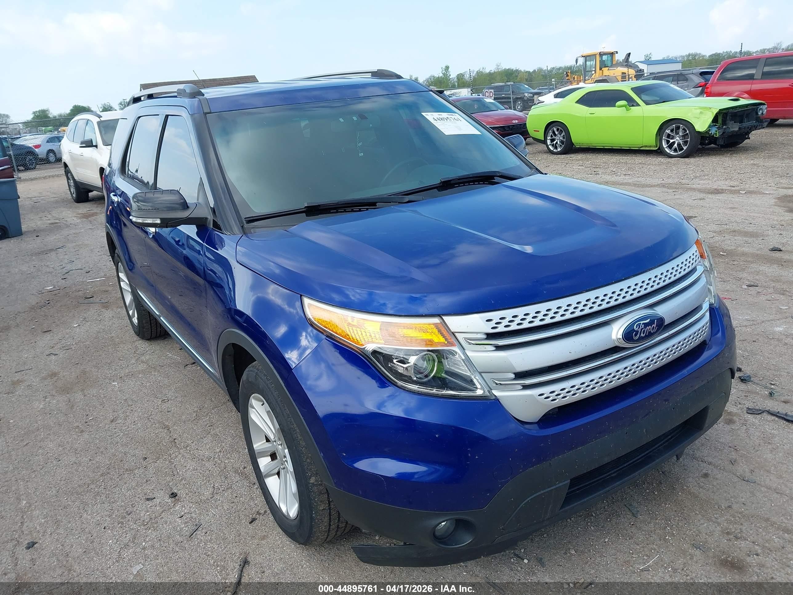 2013 Ford Explorer Xlt Blue vin: 1FM5K8D88DGC78426