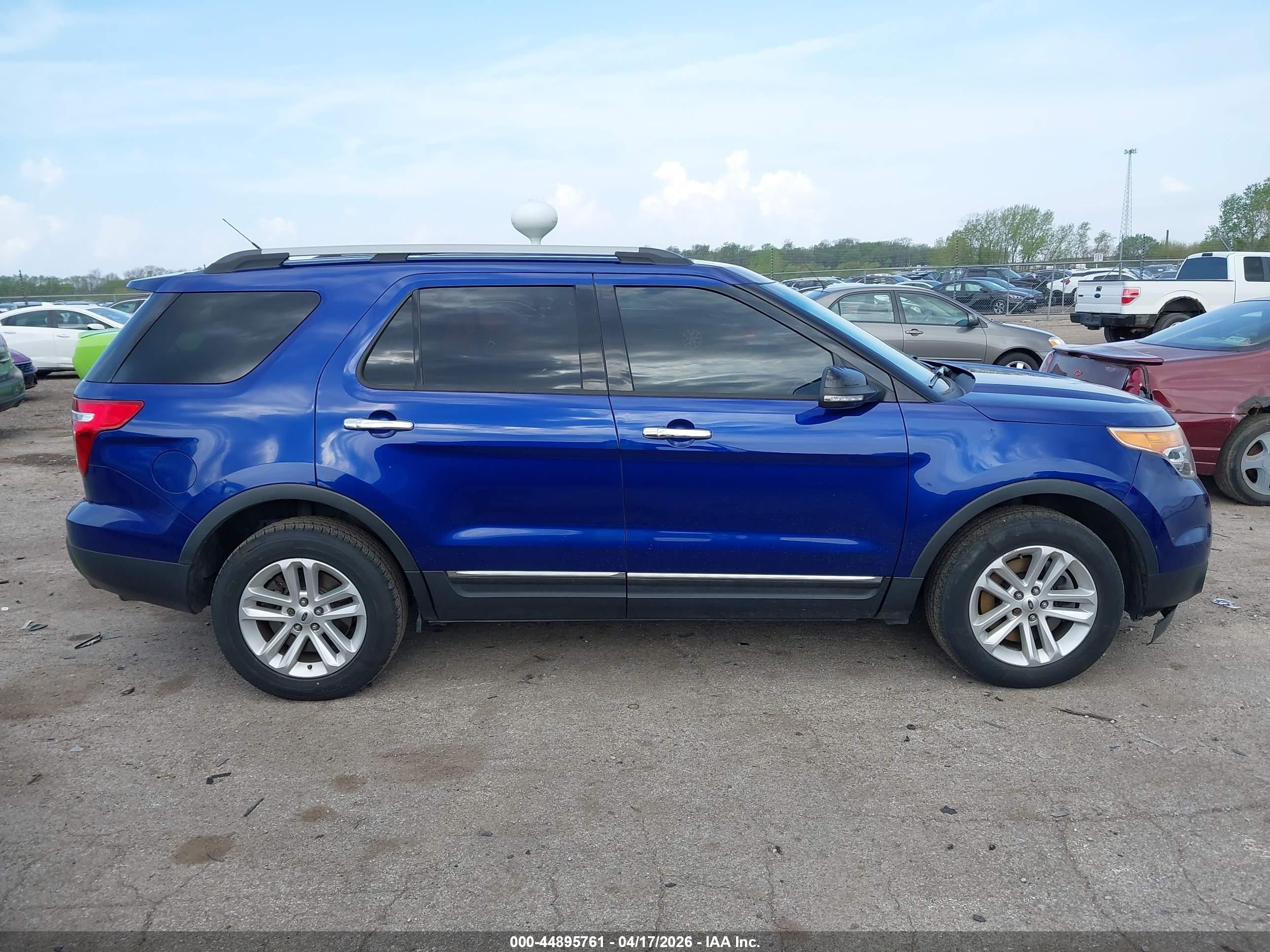 2013 Ford Explorer Xlt Blue vin: 1FM5K8D88DGC78426