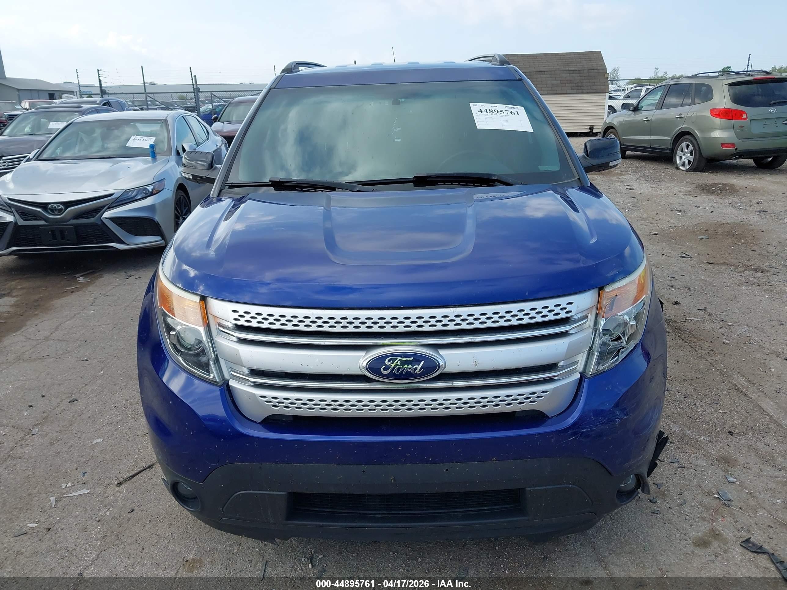 2013 Ford Explorer Xlt Blue vin: 1FM5K8D88DGC78426