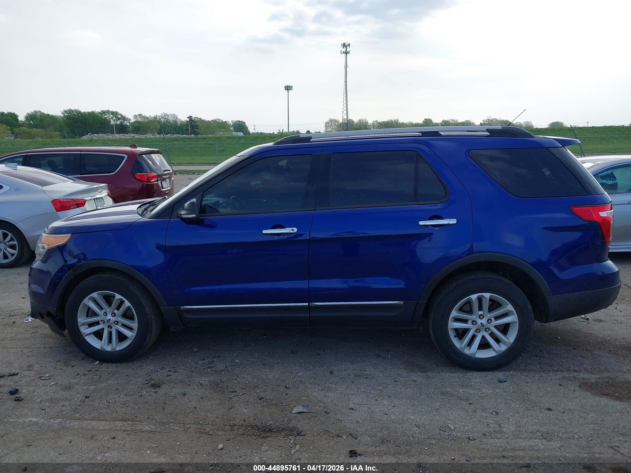 2013 Ford Explorer Xlt Blue vin: 1FM5K8D88DGC78426