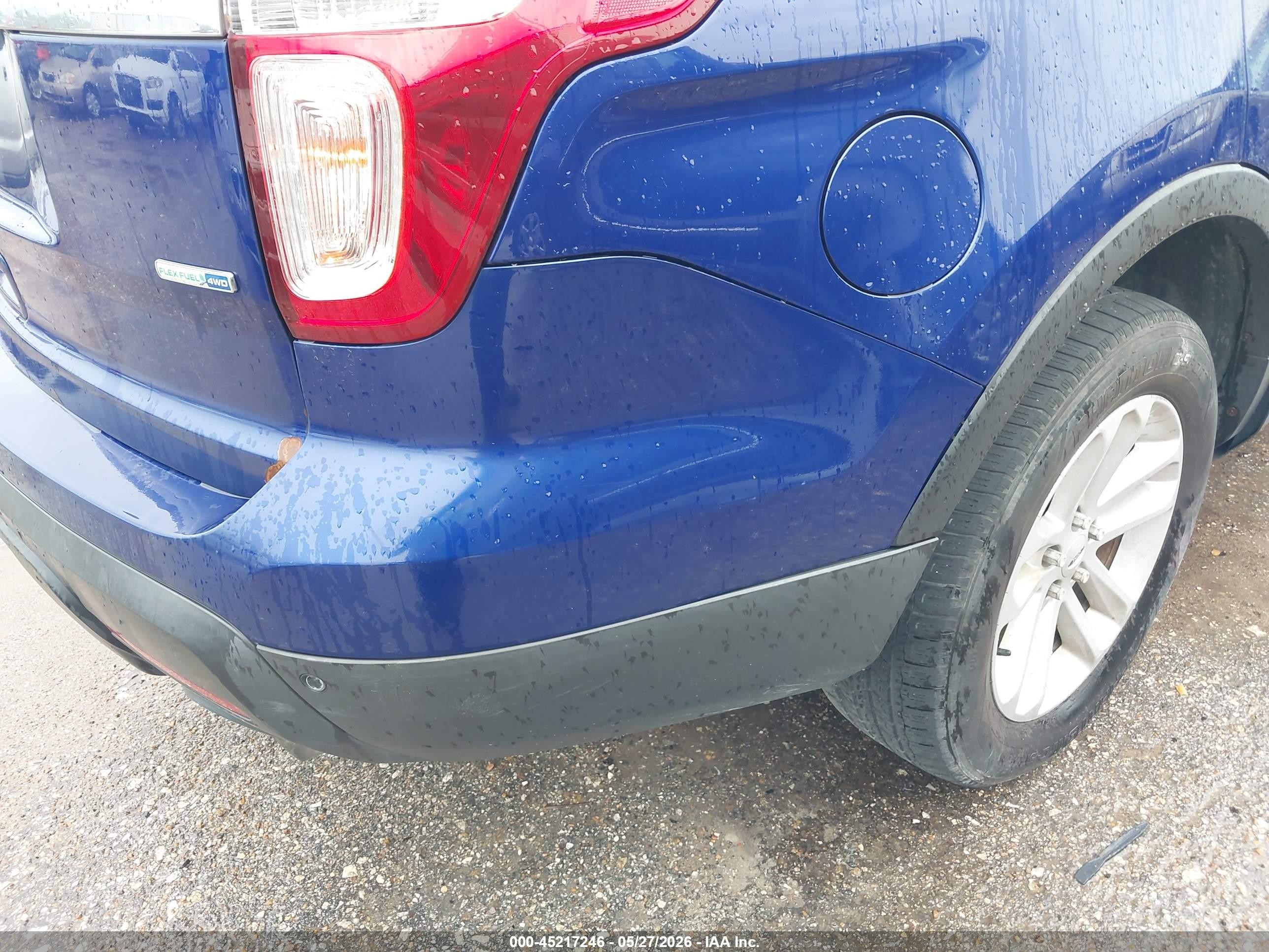 2013 Ford Explorer Xlt Blue vin: 1FM5K8D88DGC80483