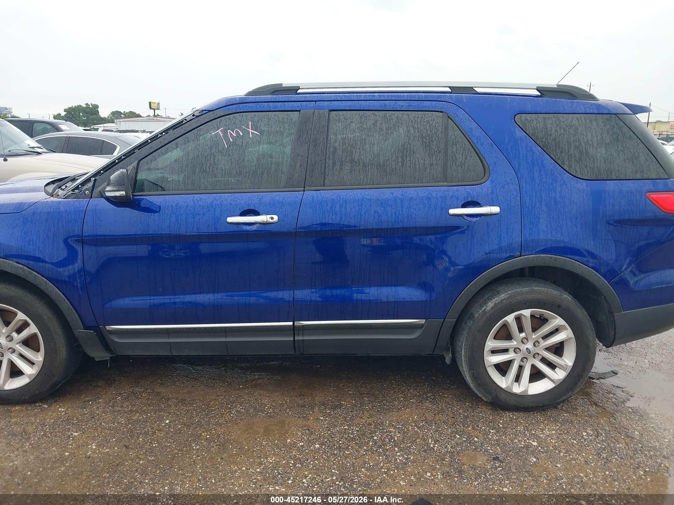 2013 Ford Explorer Xlt Blue vin: 1FM5K8D88DGC80483