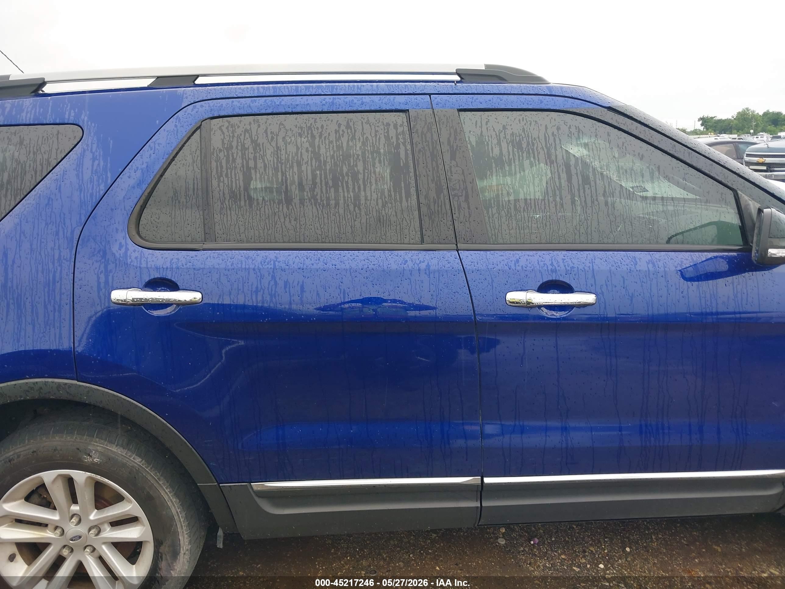 2013 Ford Explorer Xlt Blue vin: 1FM5K8D88DGC80483
