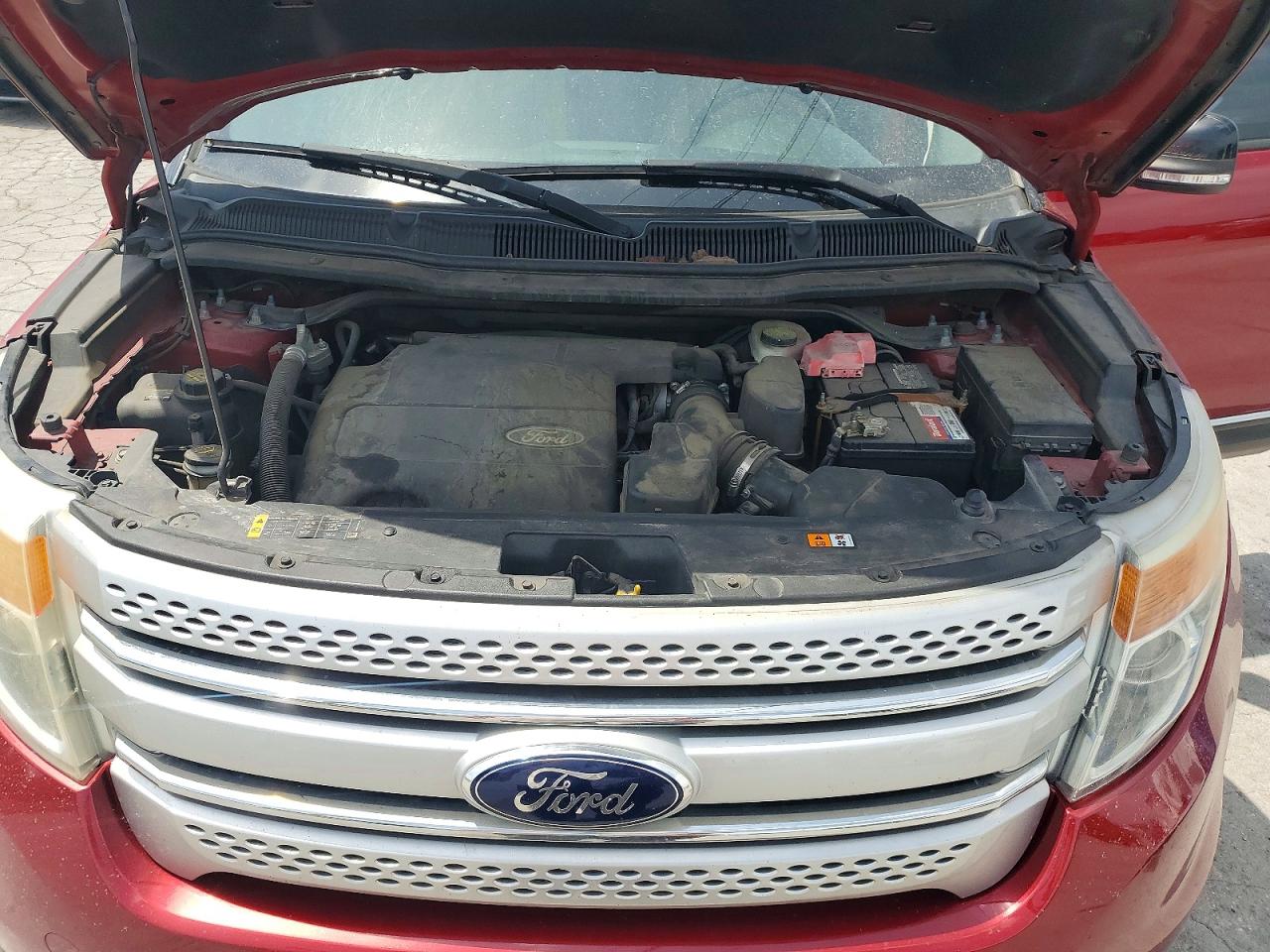 2014 Ford Explorer Xlt Red vin: 1FM5K8D88EGA88336