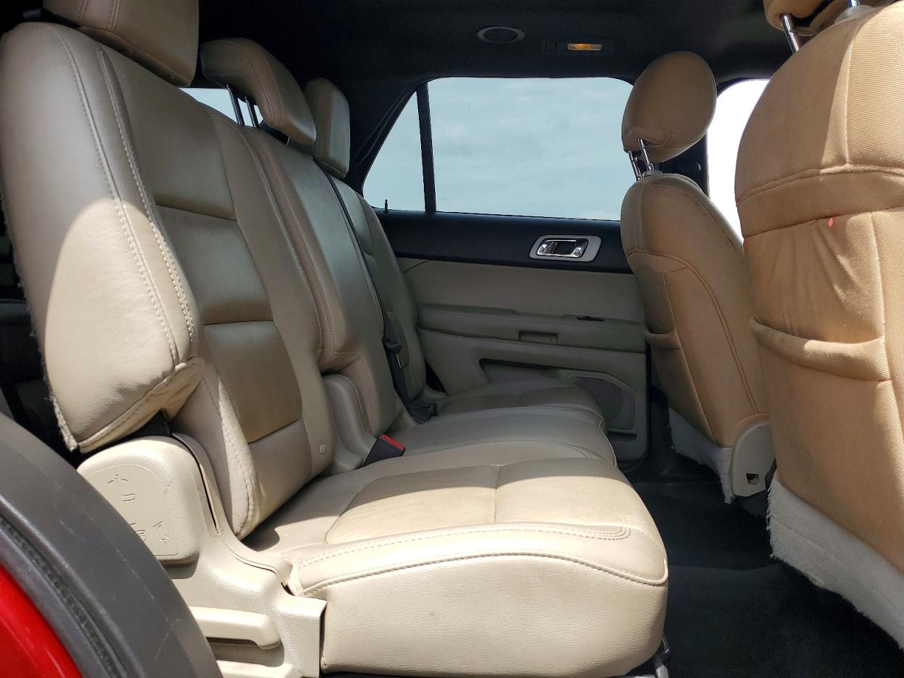 2014 Ford Explorer Xlt Red vin: 1FM5K8D88EGA88336