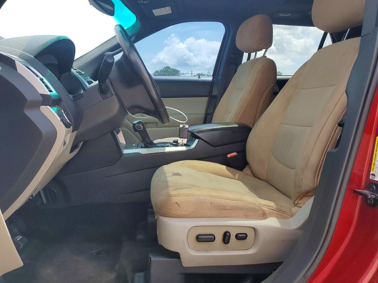 2014 Ford Explorer Xlt Red vin: 1FM5K8D88EGA88336