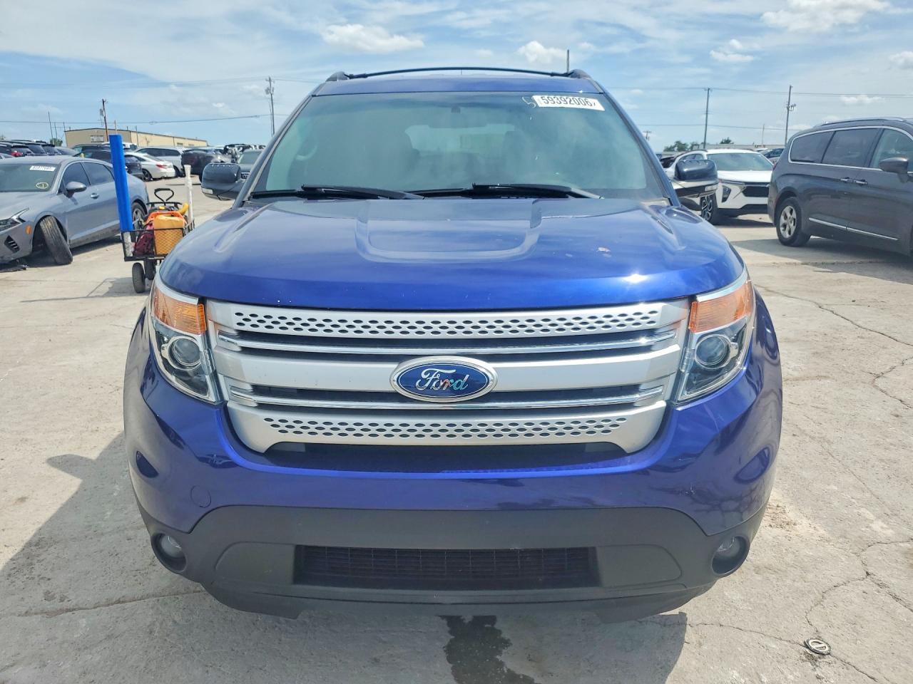 2014 Ford Explorer Xlt Синий vin: 1FM5K8D88EGA89003