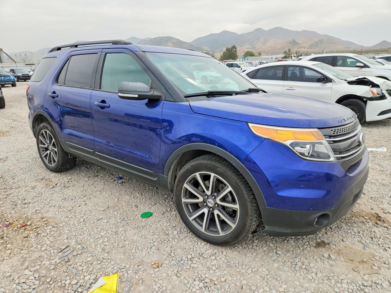 2015 Ford Explorer Xlt Blue vin: 1FM5K8D88FGA26002