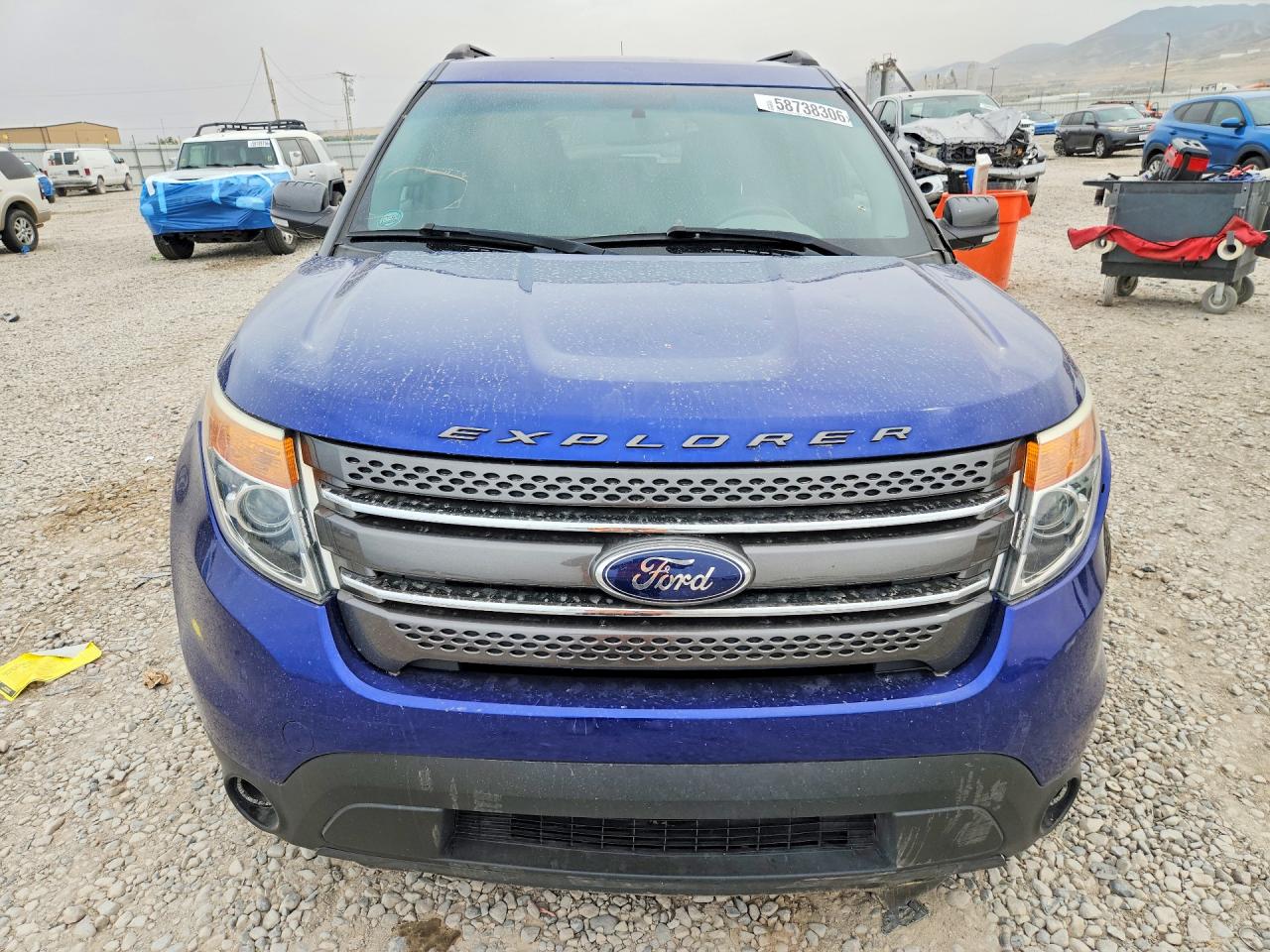 2015 Ford Explorer Xlt Blue vin: 1FM5K8D88FGA26002
