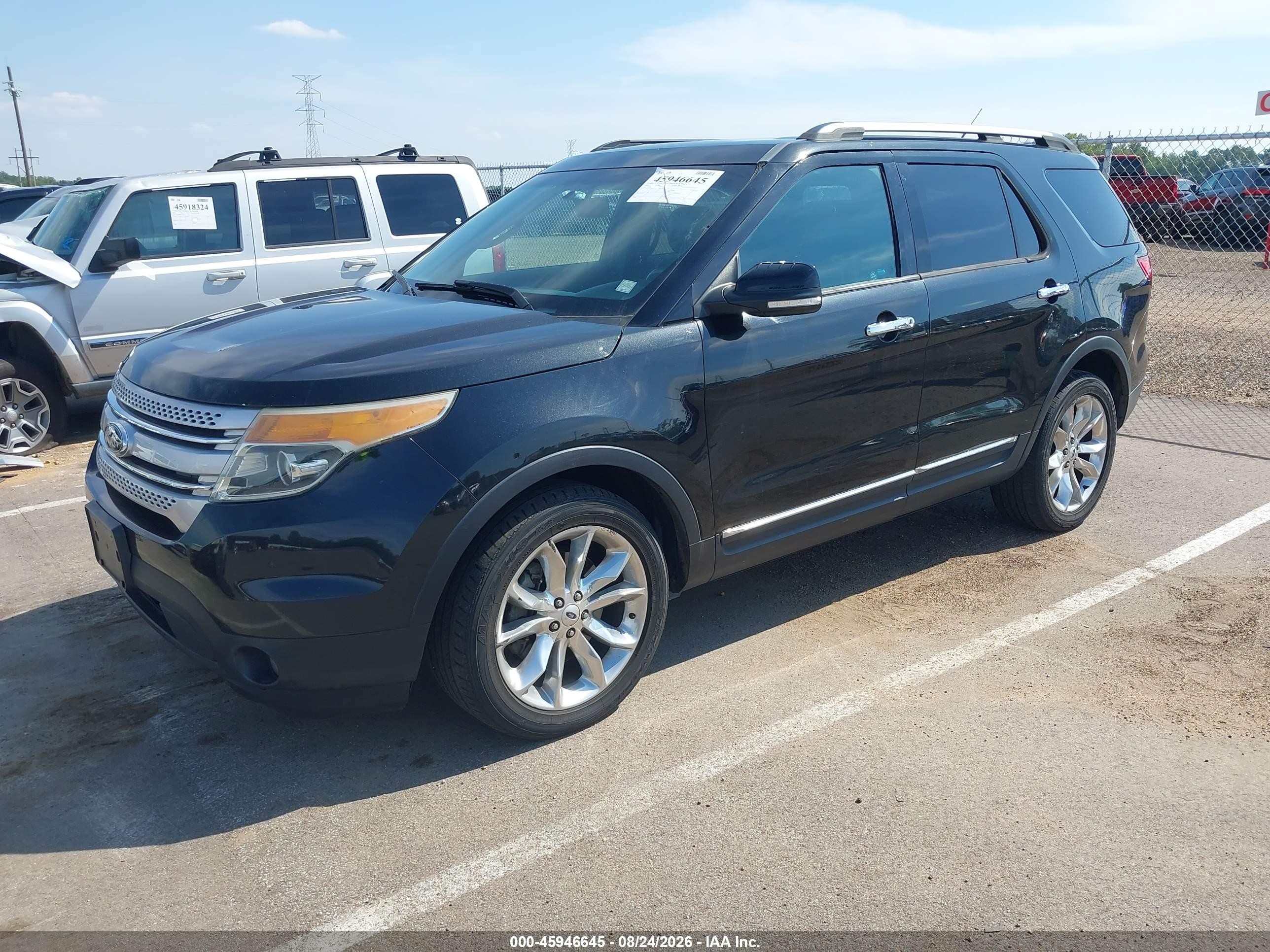 2015 Ford Explorer Xlt Black vin: 1FM5K8D88FGA91156
