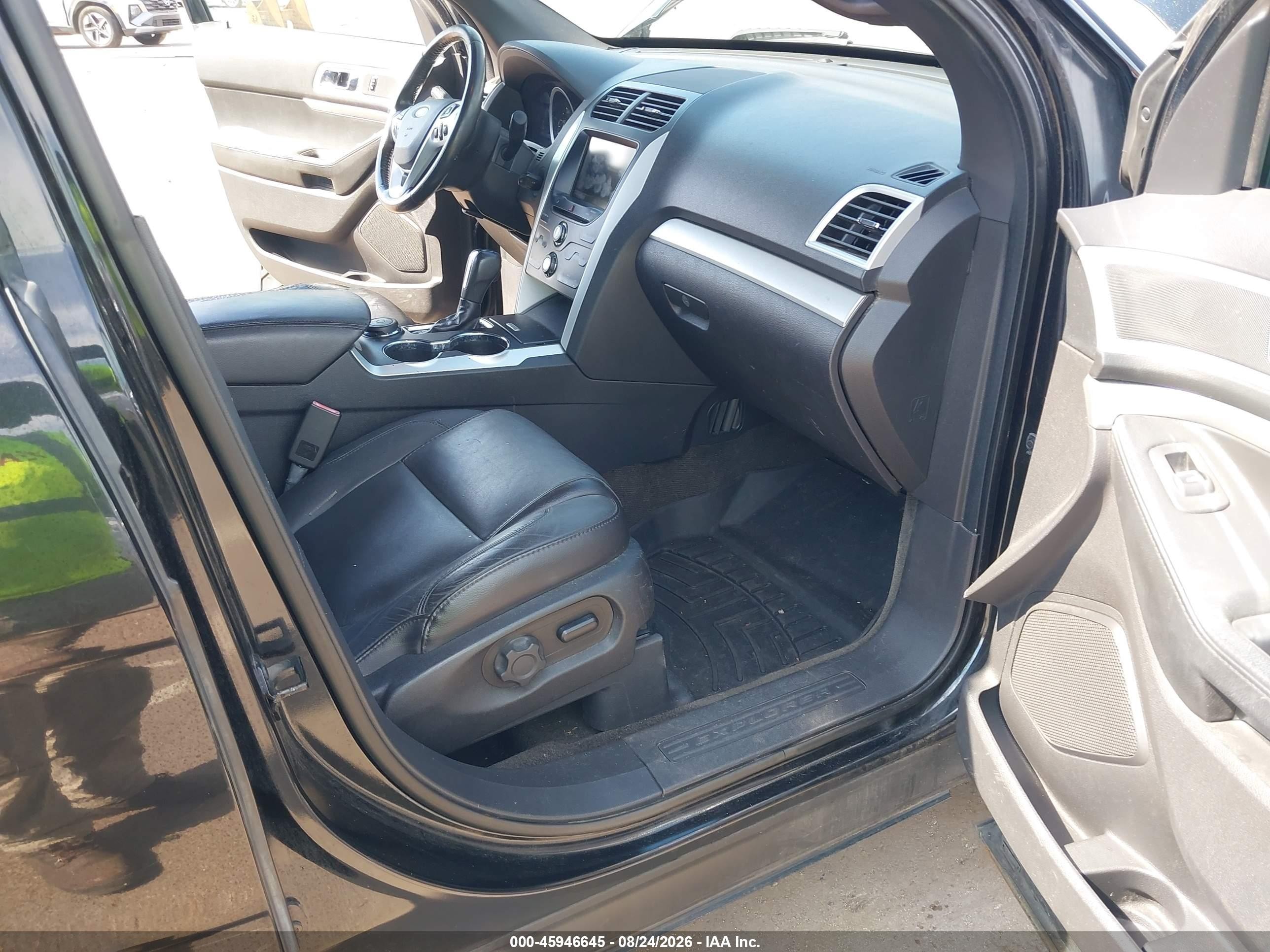 2015 Ford Explorer Xlt Black vin: 1FM5K8D88FGA91156