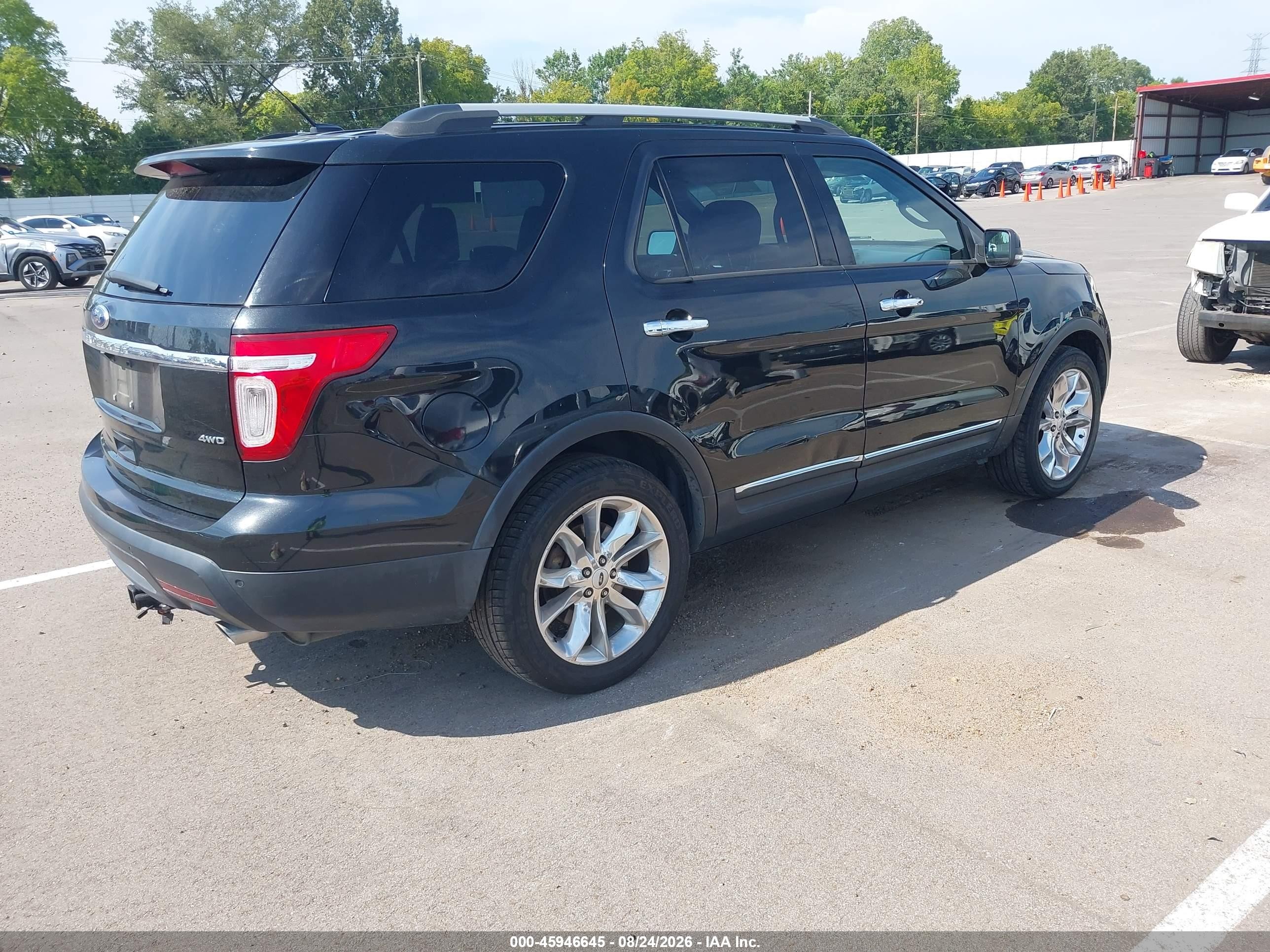 2015 Ford Explorer Xlt Black vin: 1FM5K8D88FGA91156