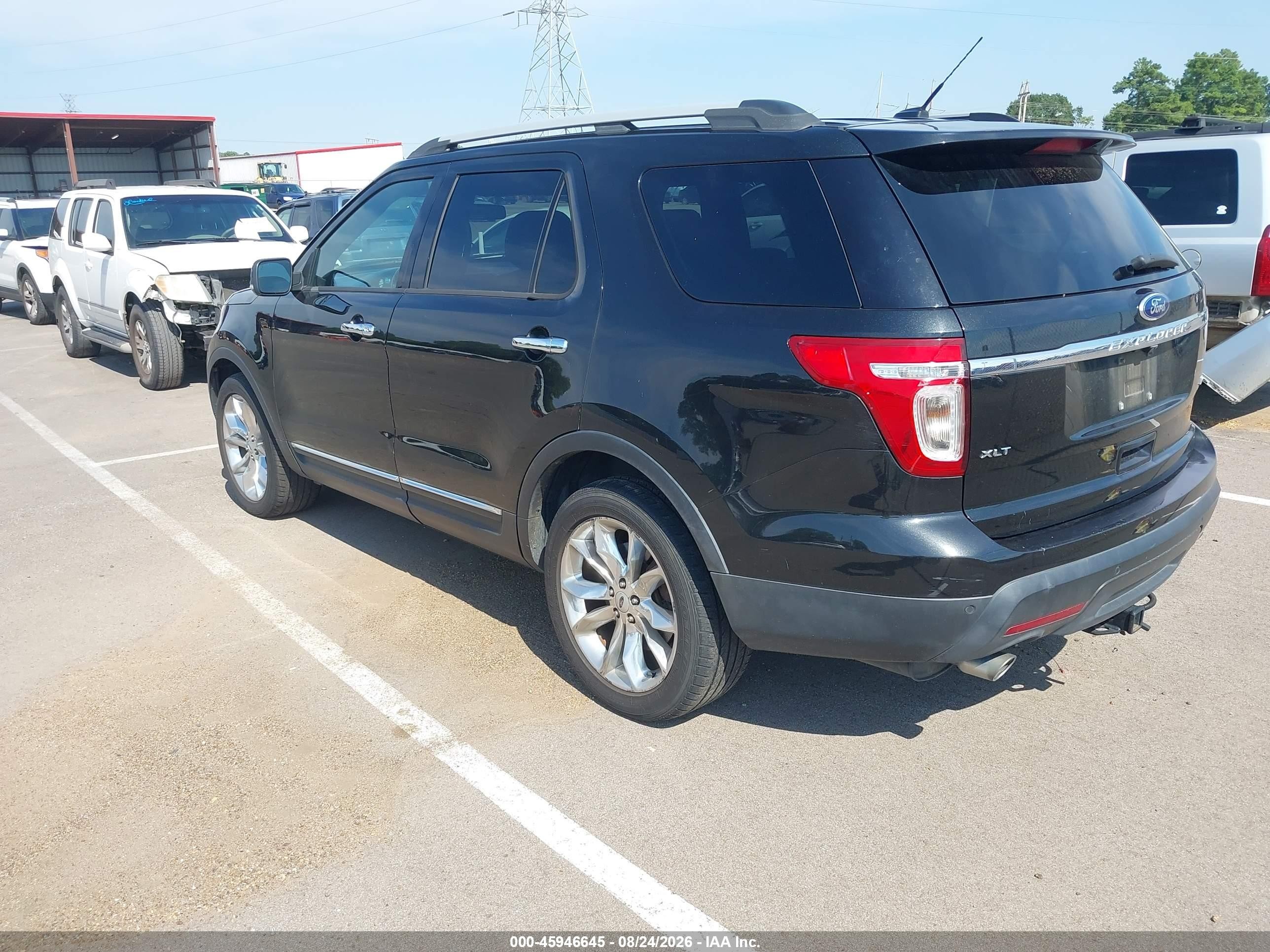 2015 Ford Explorer Xlt Black vin: 1FM5K8D88FGA91156