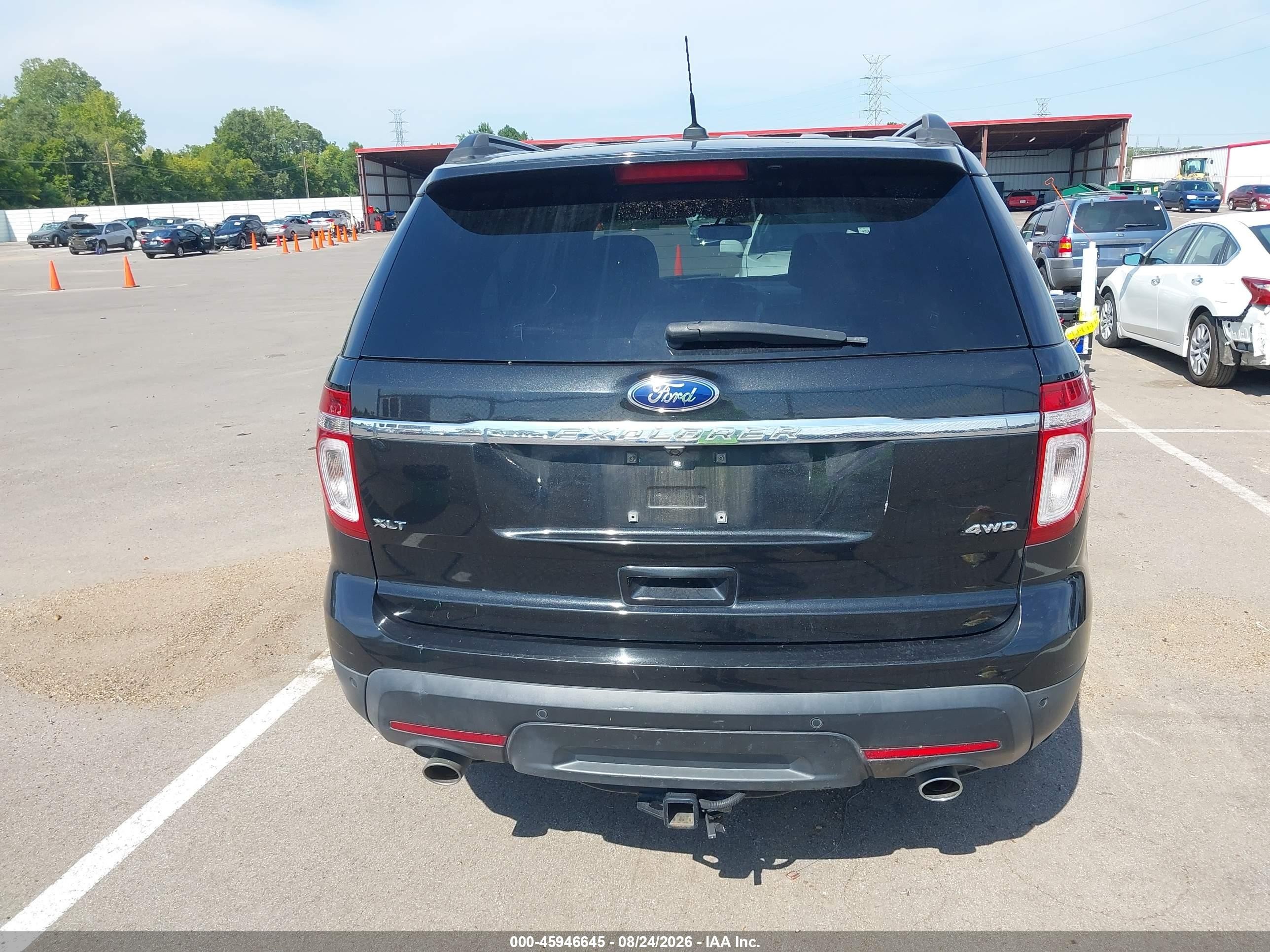 2015 Ford Explorer Xlt Black vin: 1FM5K8D88FGA91156