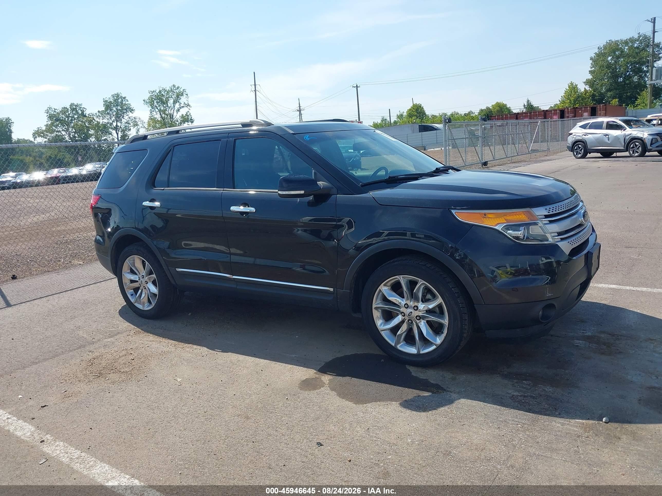 2015 Ford Explorer Xlt Black vin: 1FM5K8D88FGA91156