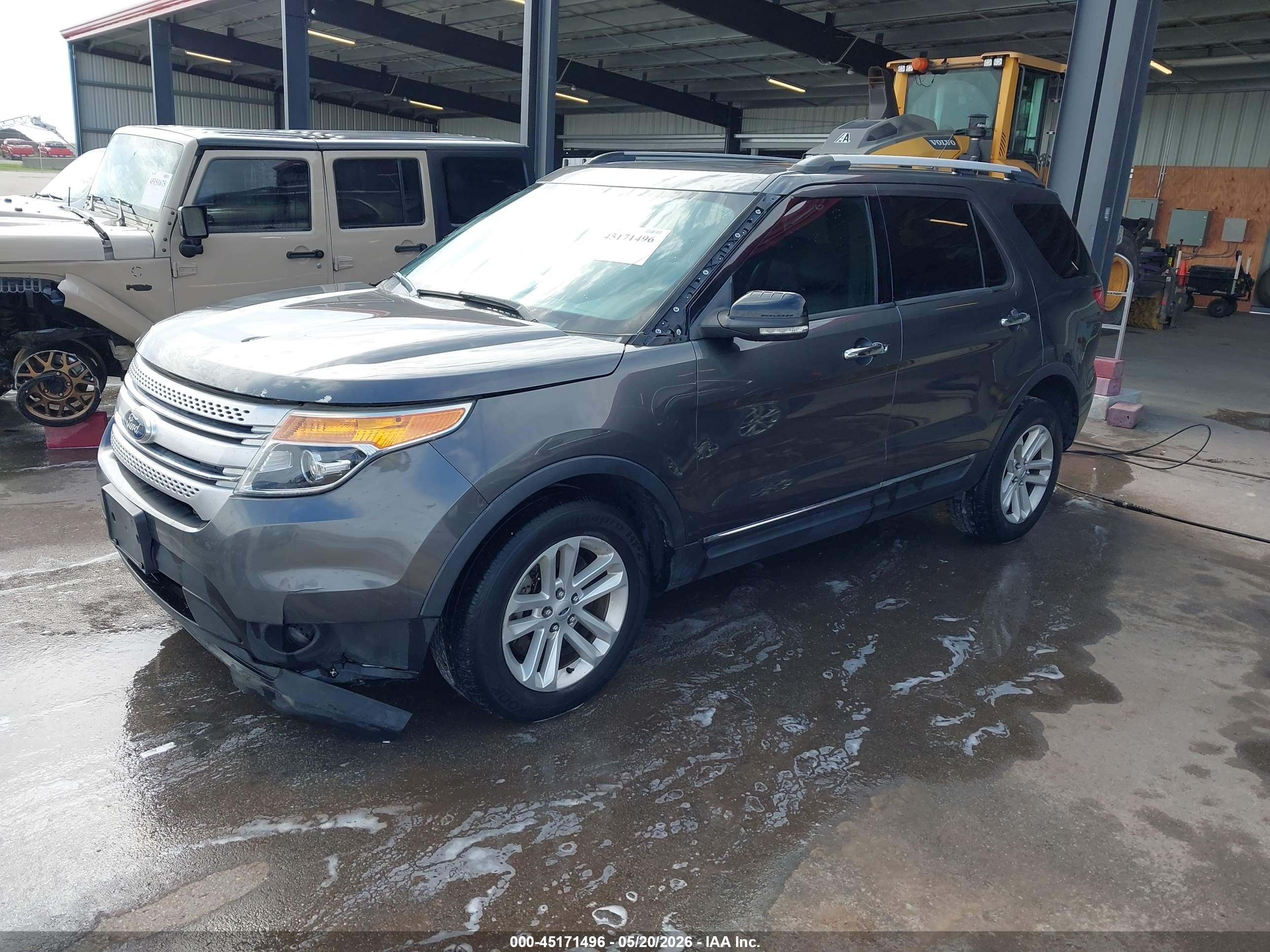 2015 Ford Explorer Xlt Gray vin: 1FM5K8D88FGB59178