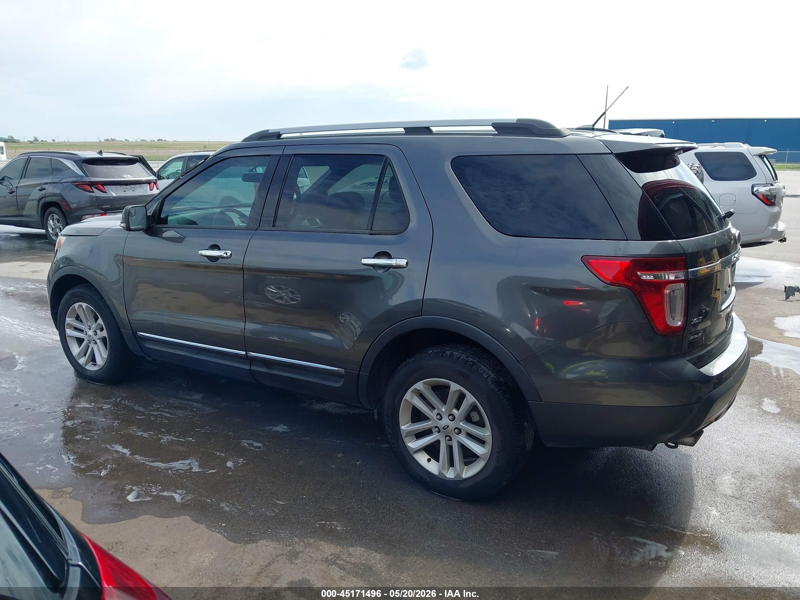2015 Ford Explorer Xlt Gray vin: 1FM5K8D88FGB59178