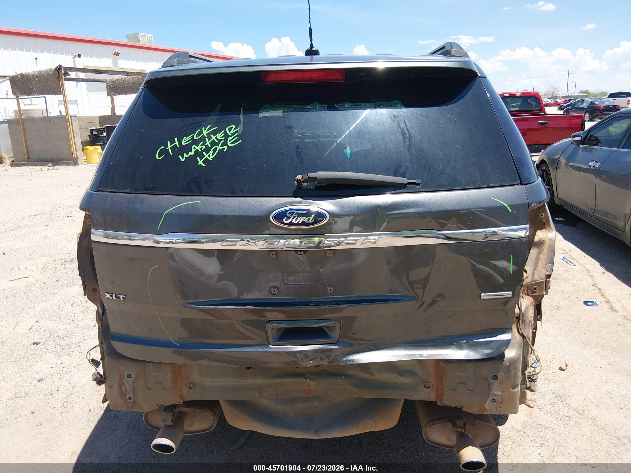 2015 Ford Explorer Xlt Серый vin: 1FM5K8D88FGB84436