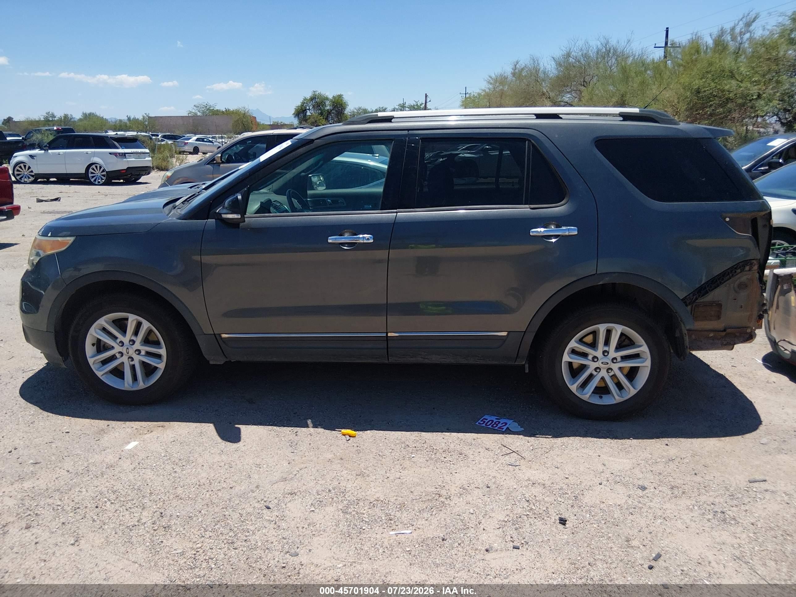 2015 Ford Explorer Xlt Серый vin: 1FM5K8D88FGB84436