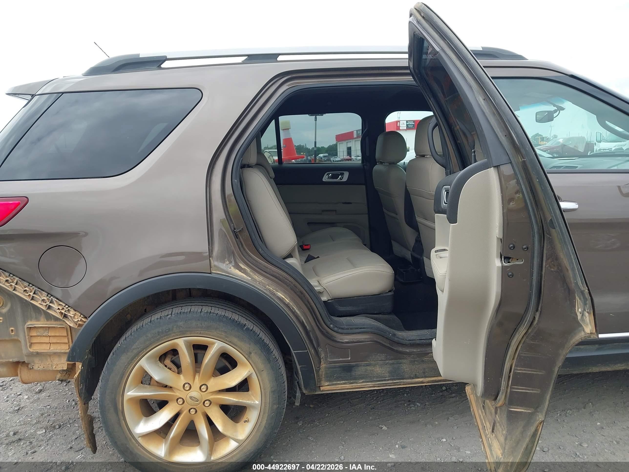 2015 Ford Explorer Xlt Brown vin: 1FM5K8D88FGB87434