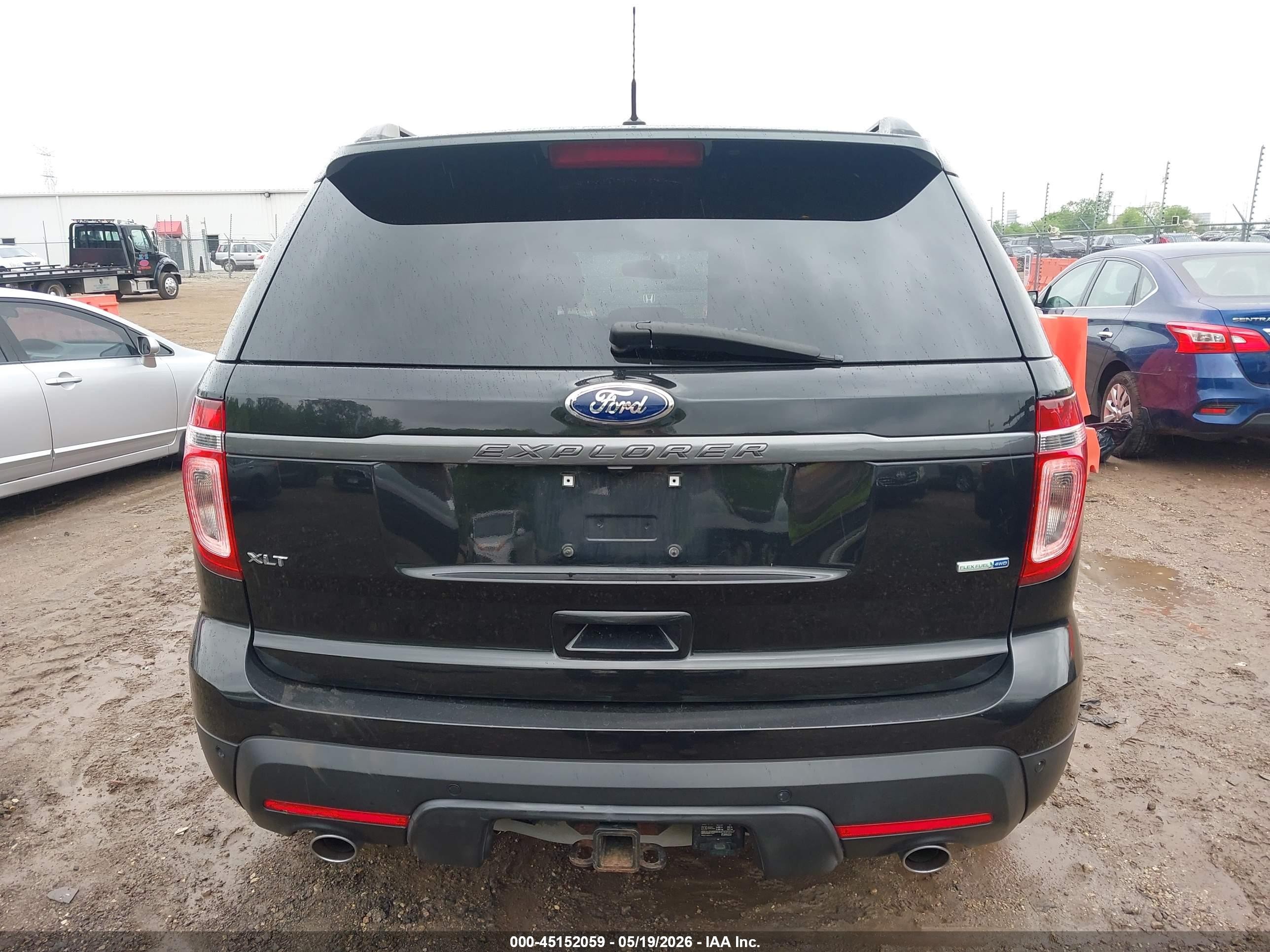 2015 Ford Explorer Xlt Black vin: 1FM5K8D88FGC10016