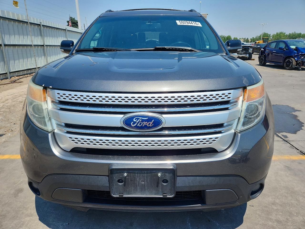 2015 Ford Explorer Xlt Gray vin: 1FM5K8D88FGC15667
