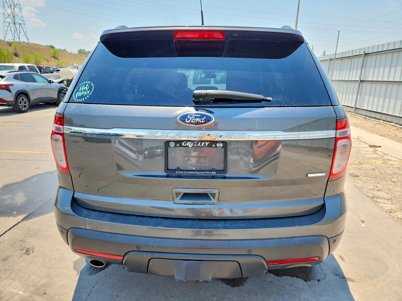 2015 Ford Explorer Xlt Gray vin: 1FM5K8D88FGC15667