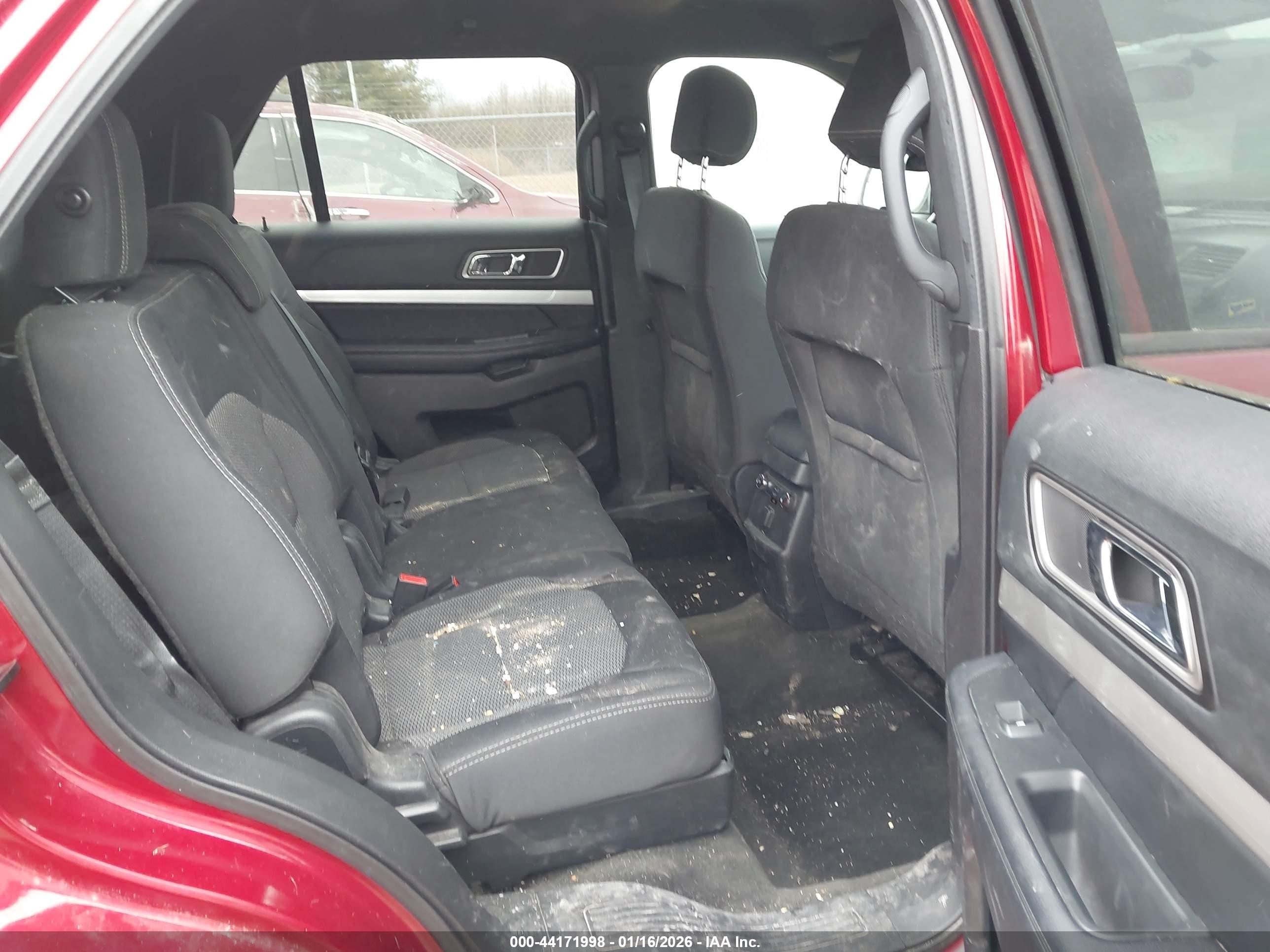 2017 Ford Explorer Xlt Красный vin: 1FM5K8D88HGD52725