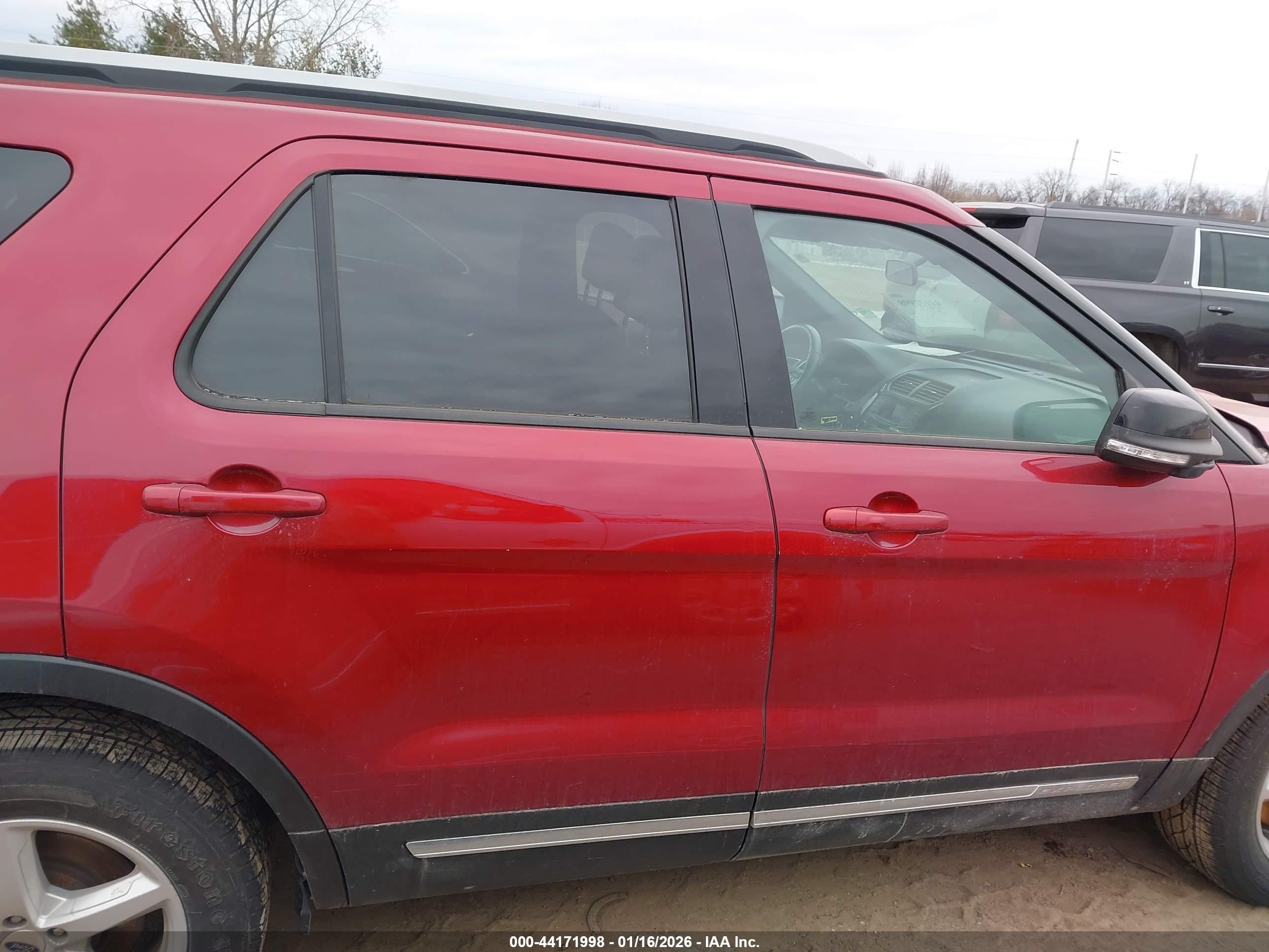 2017 Ford Explorer Xlt Красный vin: 1FM5K8D88HGD52725