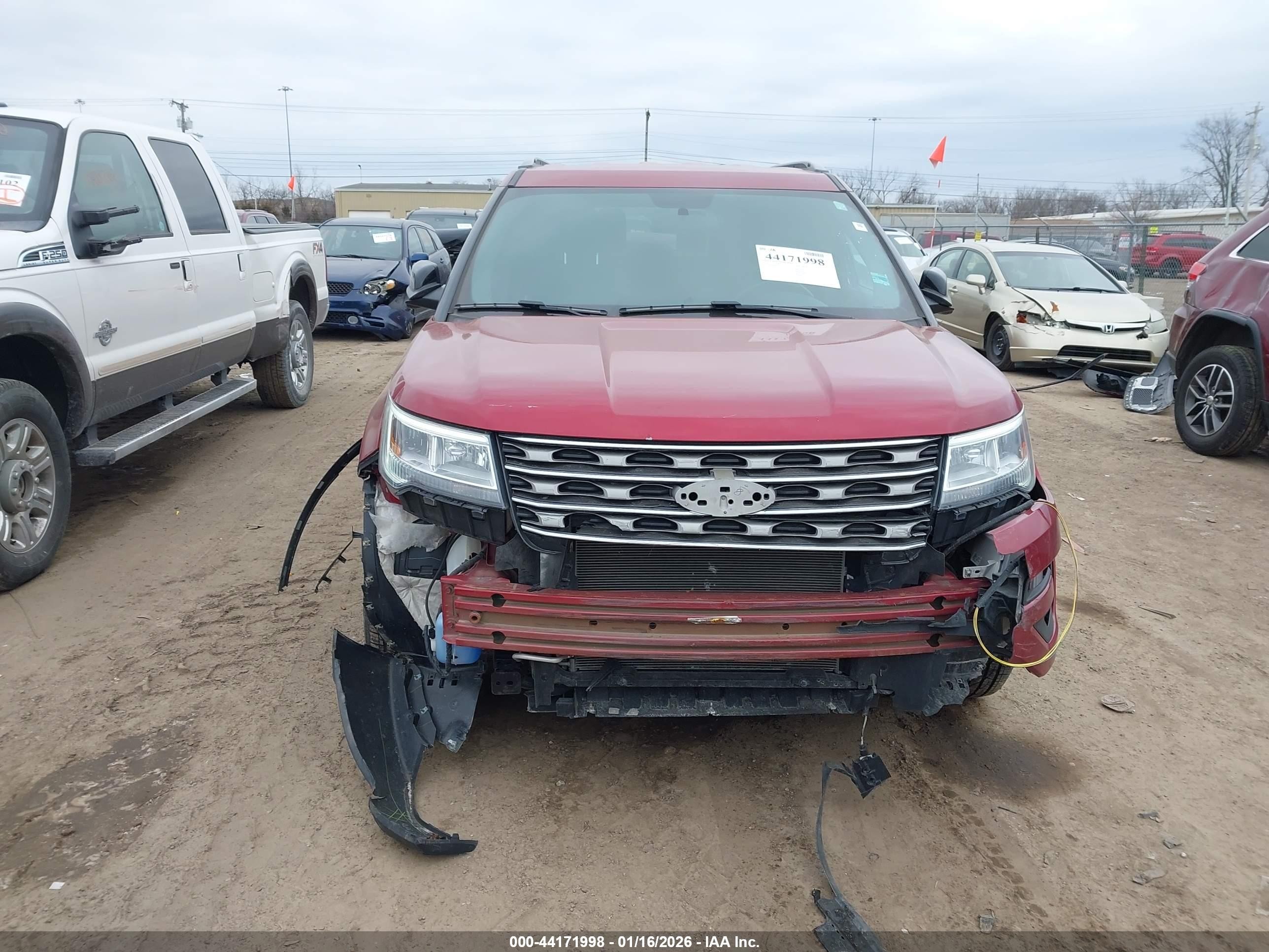 2017 Ford Explorer Xlt Красный vin: 1FM5K8D88HGD52725