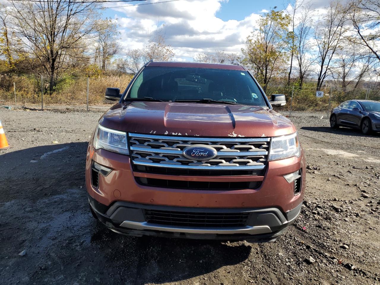 2018 Ford Explorer Xlt Brown vin: 1FM5K8D88JGA17342