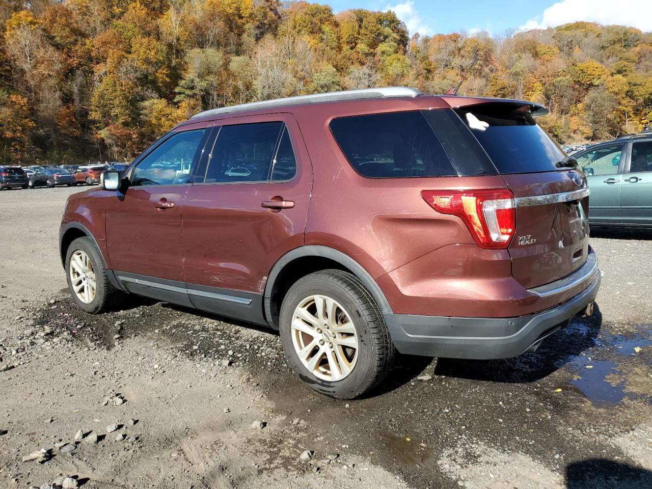 2018 Ford Explorer Xlt Brown vin: 1FM5K8D88JGA17342