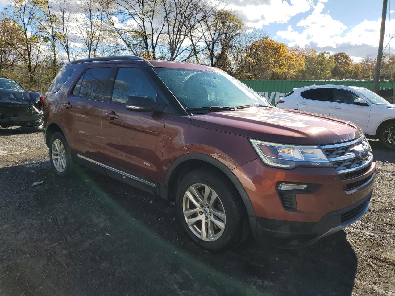 2018 Ford Explorer Xlt Brown vin: 1FM5K8D88JGA17342