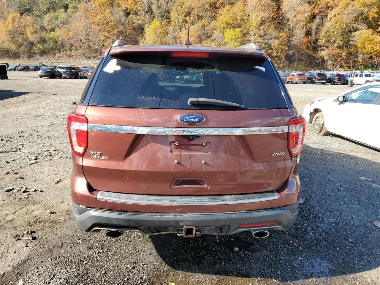 2018 Ford Explorer Xlt Brown vin: 1FM5K8D88JGA17342