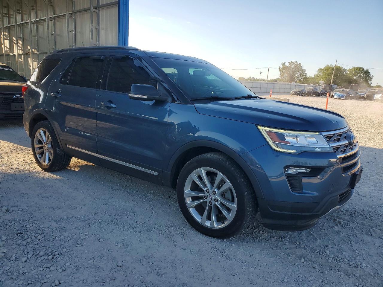 2018 Ford Explorer Xlt Blue vin: 1FM5K8D88JGA25330