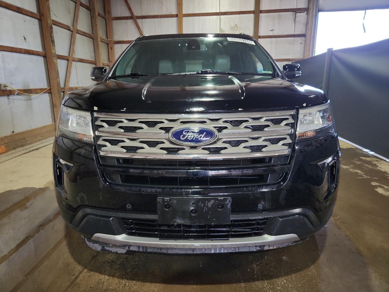 2018 Ford Explorer Xlt Black vin: 1FM5K8D88JGA44489 Damage: Right Head Lamp, Faded, Repair Required