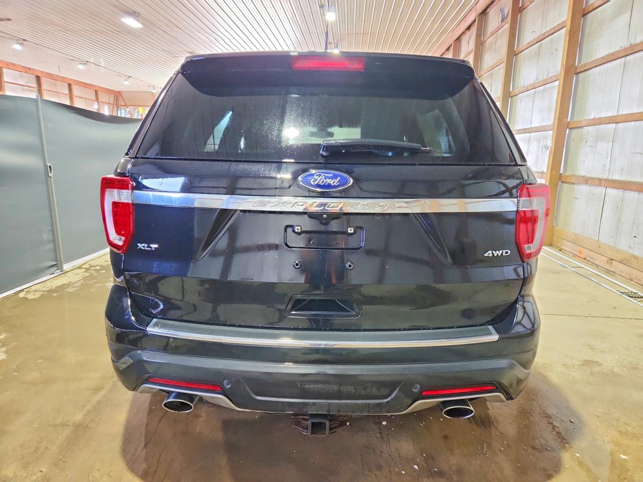2018 Ford Explorer Xlt Black vin: 1FM5K8D88JGA44489