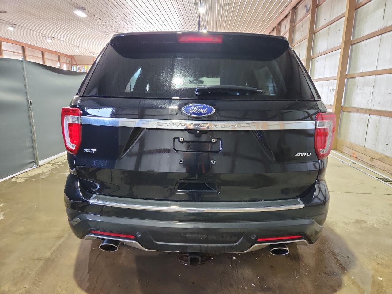 2018 Ford Explorer Xlt Black vin: 1FM5K8D88JGA44489 Damage: Lift Gate, Chipped, 3